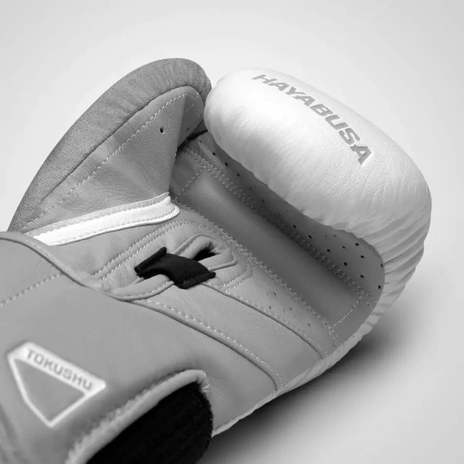 Hayabusa T3 Boxing Gloves White/Grey