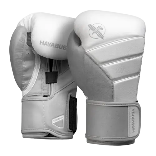 Hayabusa T3 Boxing Gloves White/Grey