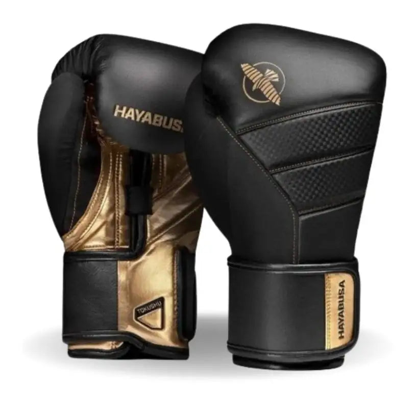 Hayabusa T3 Boxing Gloves Black/Gold