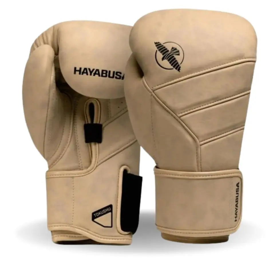 Hayabusa T3 LX Italian Leather Boxing Gloves Tan