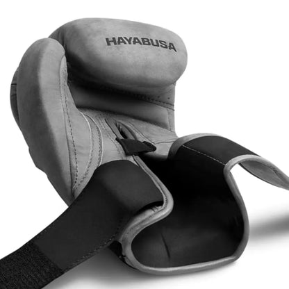 Hayabusa T3 LX Italian Leather Boxing Gloves Grey