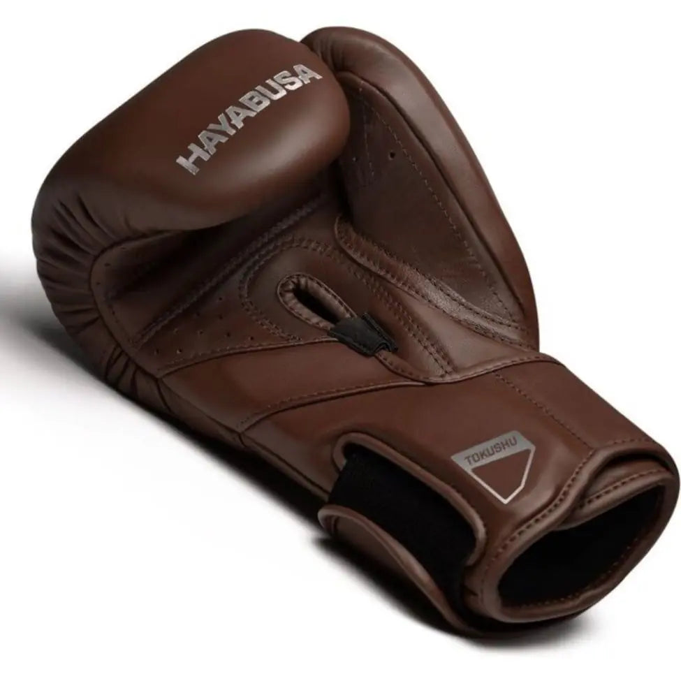 Hayabusa T3 Leather Boxing Gloves Brown