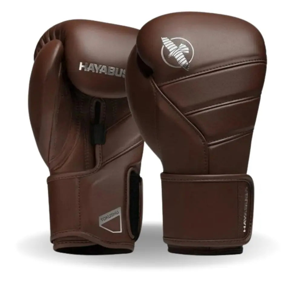 Hayabusa T3 Leather Boxing Gloves Brown