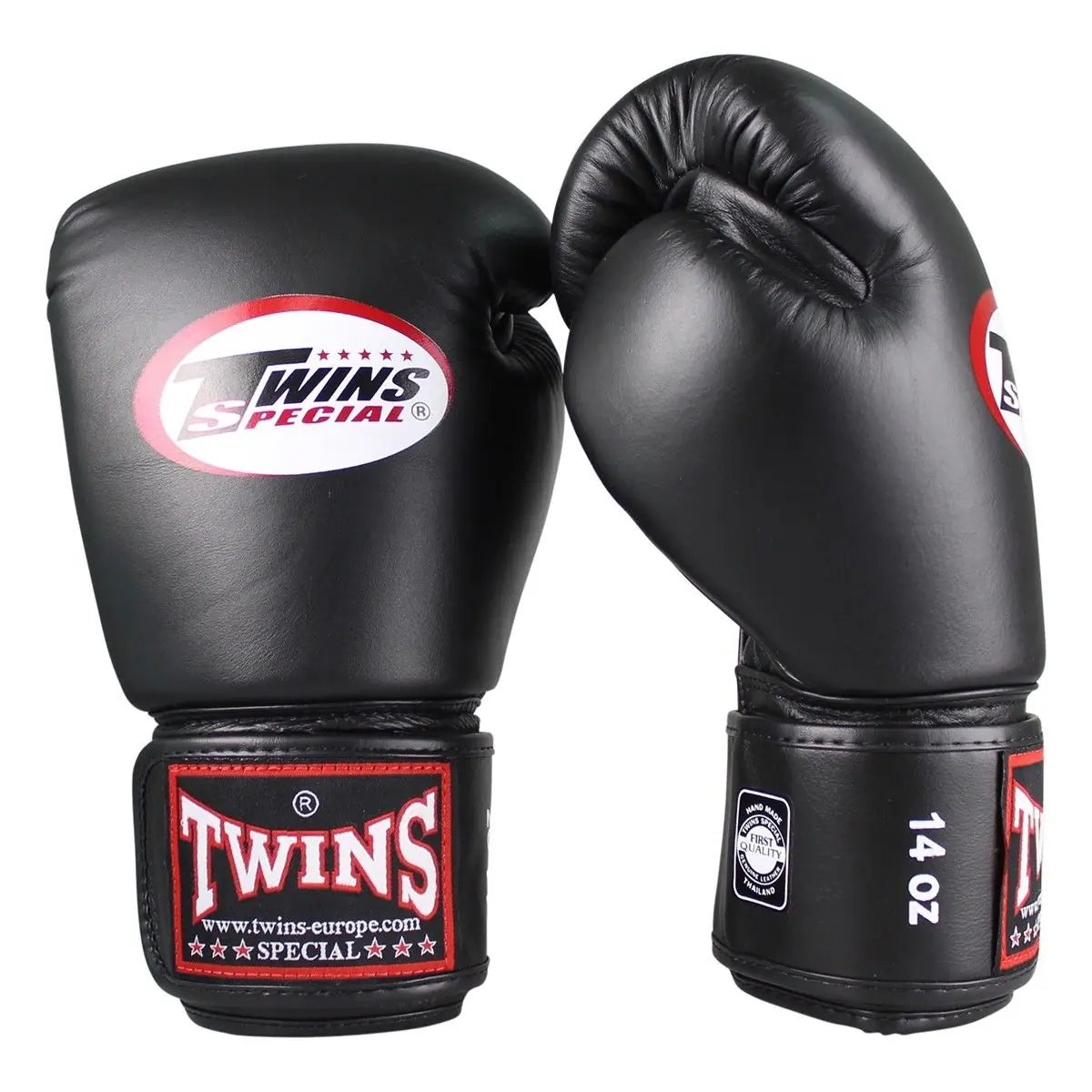 Twins BG-N (Kick)Boxing gloves black (More Protection)