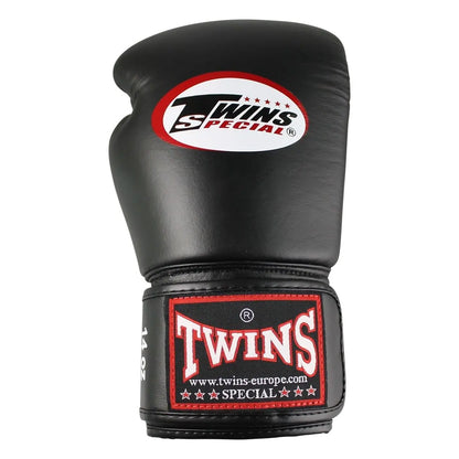 Twins BG-N (Kick)Boxing gloves black (More Protection)