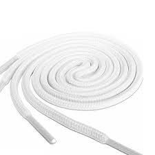 BOXING Replacement Laces White Round 120cm 4mm