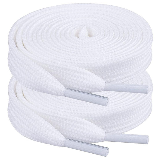 BOXING Replacement Laces White 120cm 8mm Flat